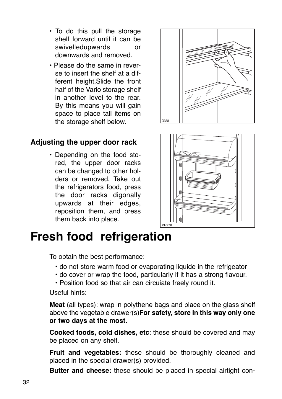 Fresh food refrigeration | AEG OKO-SANTO 2642-6 KG User Manual | Page 13 / 22