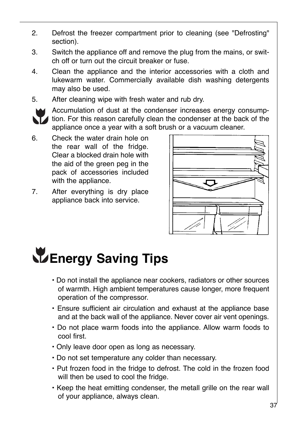 Energy saving tips | AEG OKO-SANTO 2642-6 KG User Manual | Page 18 / 22
