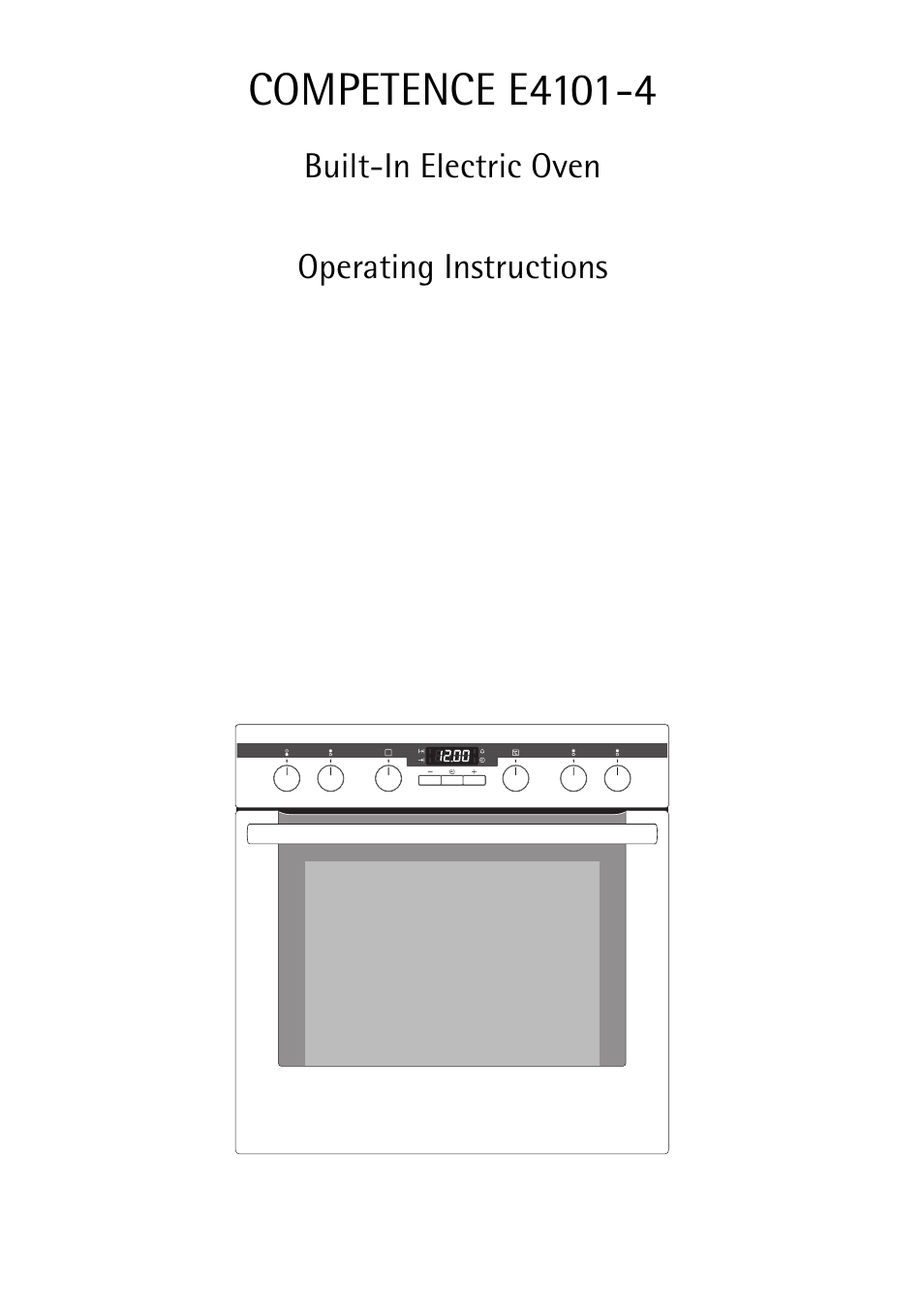 AEG COMPETENCE E4101-4 User Manual | 48 pages