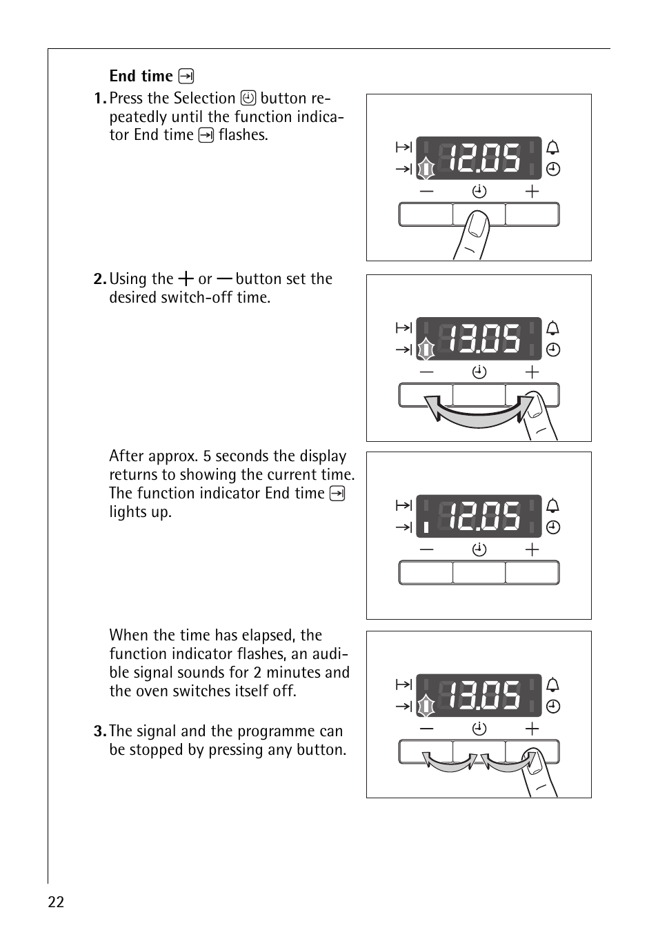 AEG COMPETENCE E4101-4 User Manual | Page 22 / 48