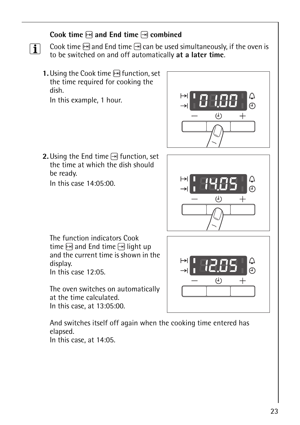 AEG COMPETENCE E4101-4 User Manual | Page 23 / 48