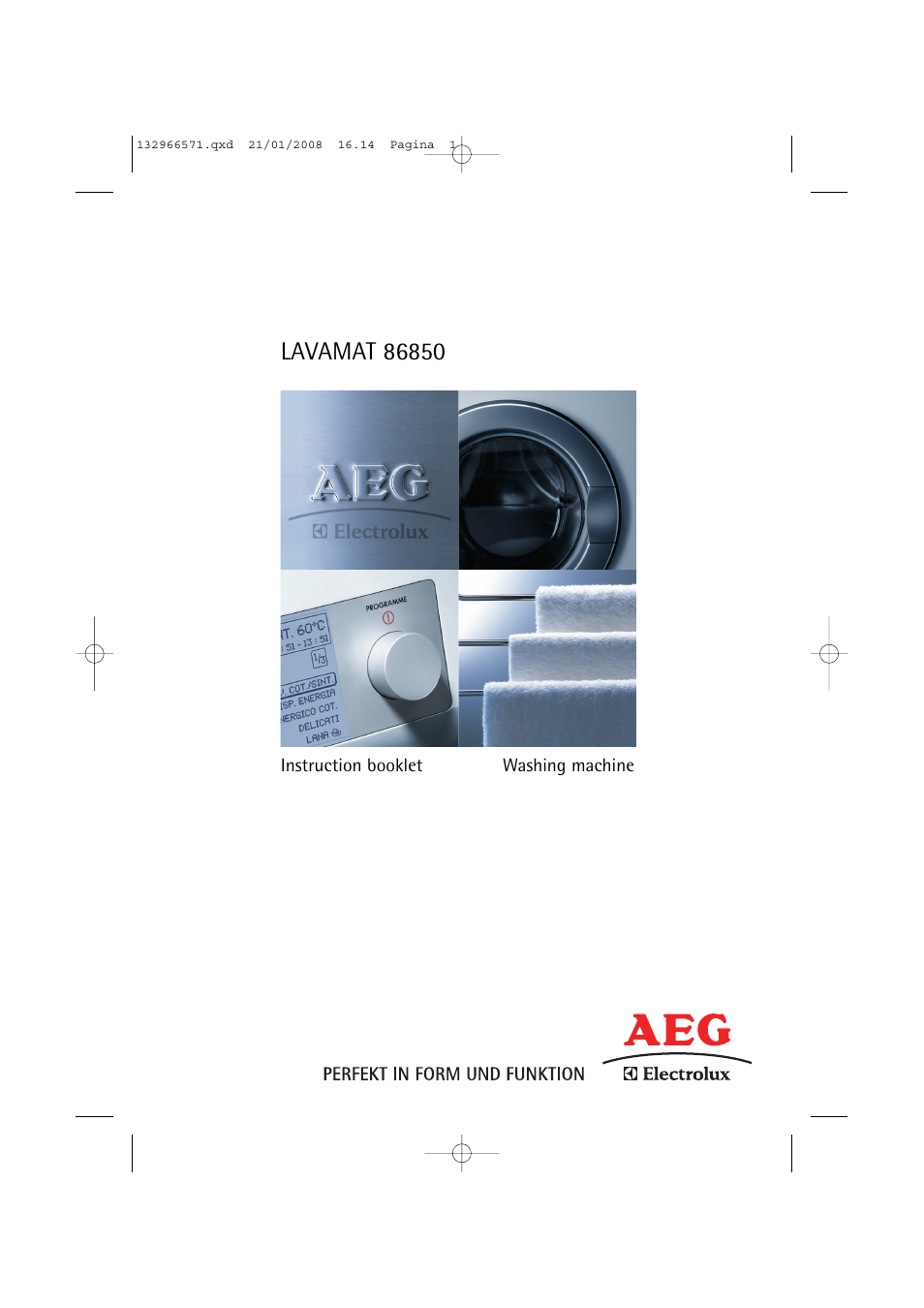AEG LAVAMAT 86850 User Manual | 52 pages