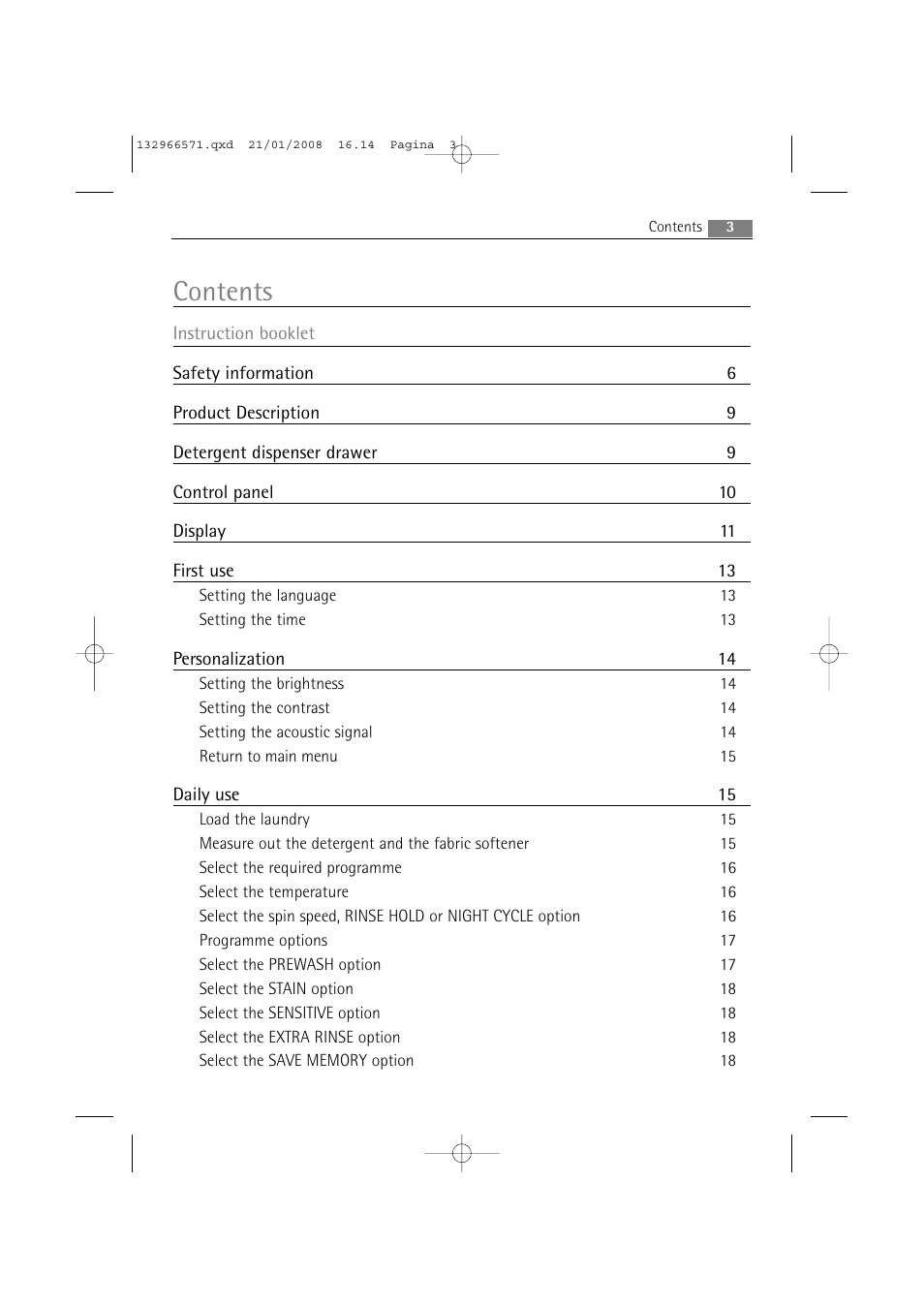 AEG LAVAMAT 86850 User Manual | Page 3 / 52
