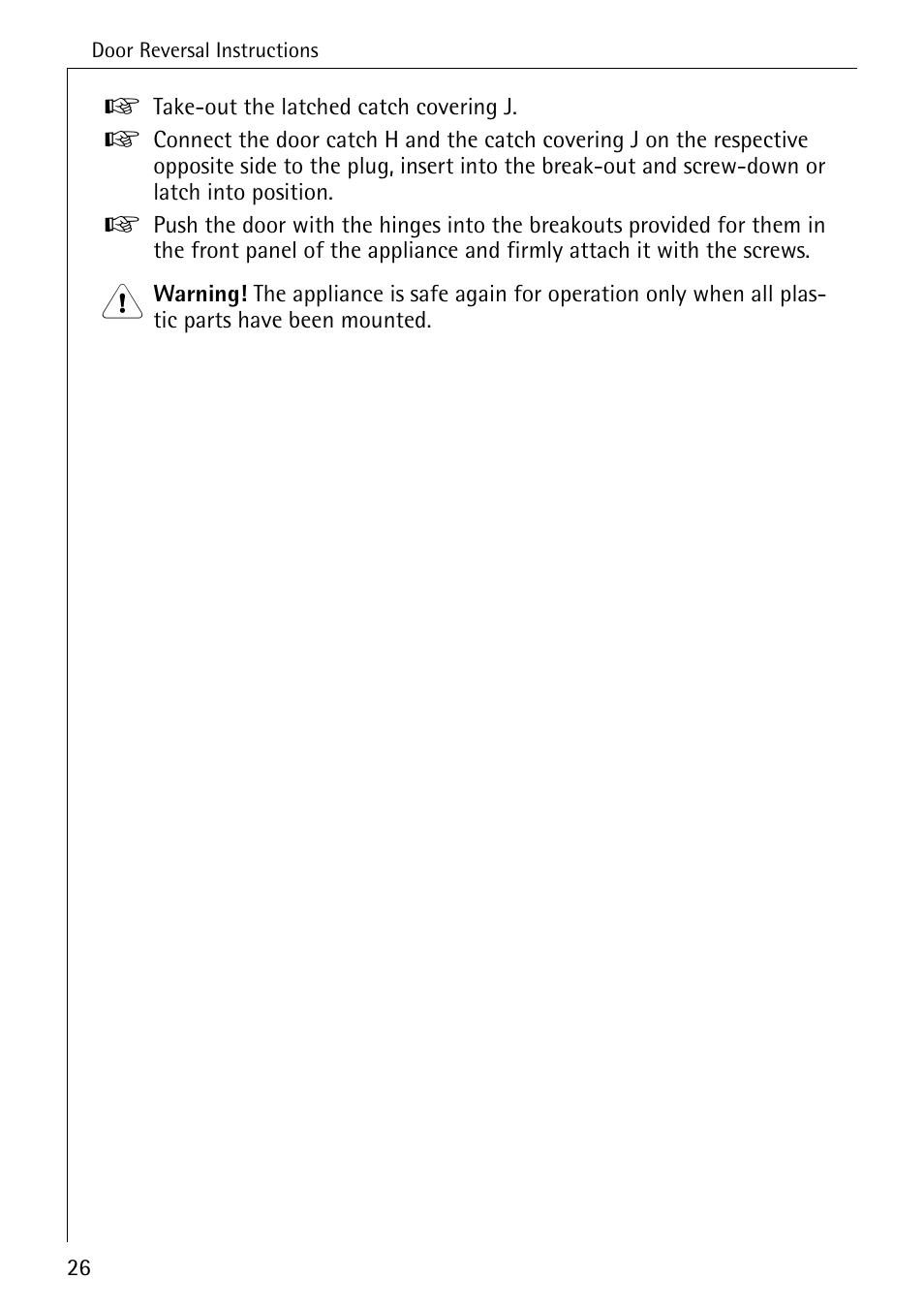 AEG LAVATHERM T300 User Manual | Page 26 / 32