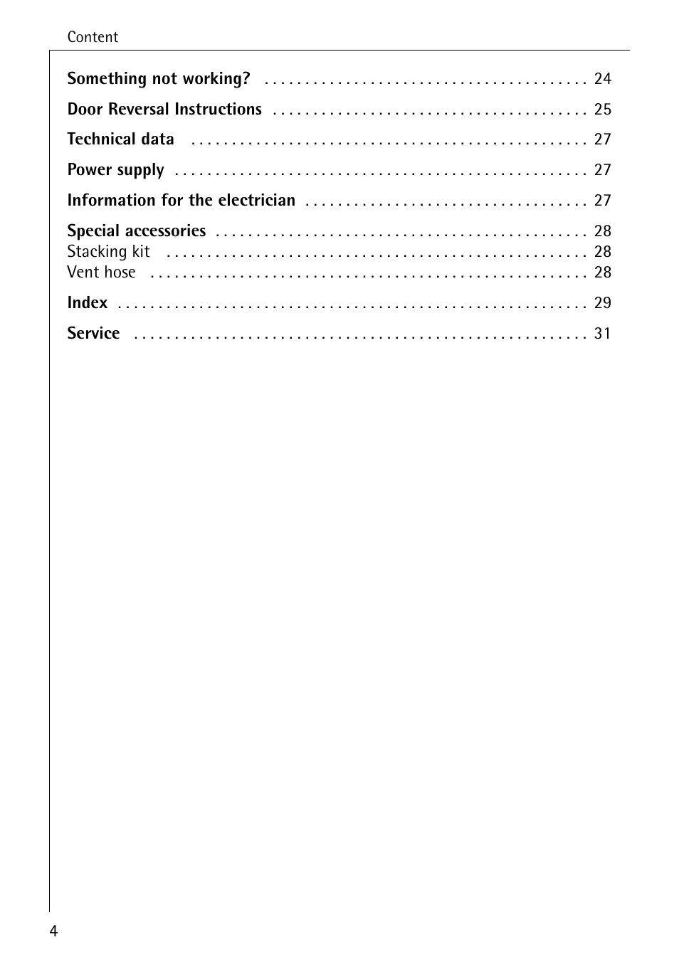 AEG LAVATHERM T300 User Manual | Page 4 / 32