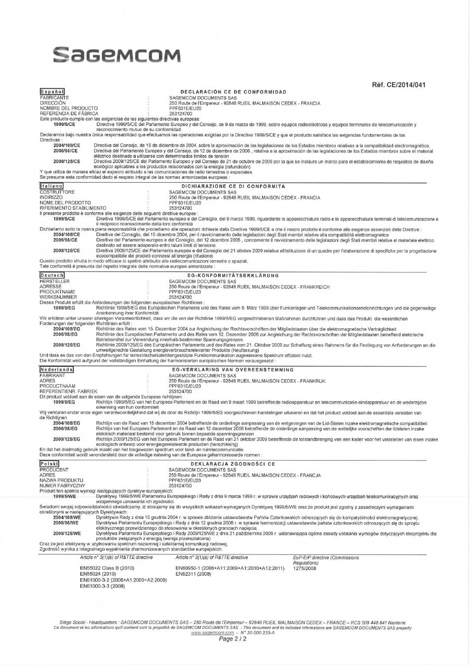 Бэсемсом, Lespafloti, Page 2 / 2 | Philips Fax con teléfono y fotocopiadora User Manual | Page 2 / 3