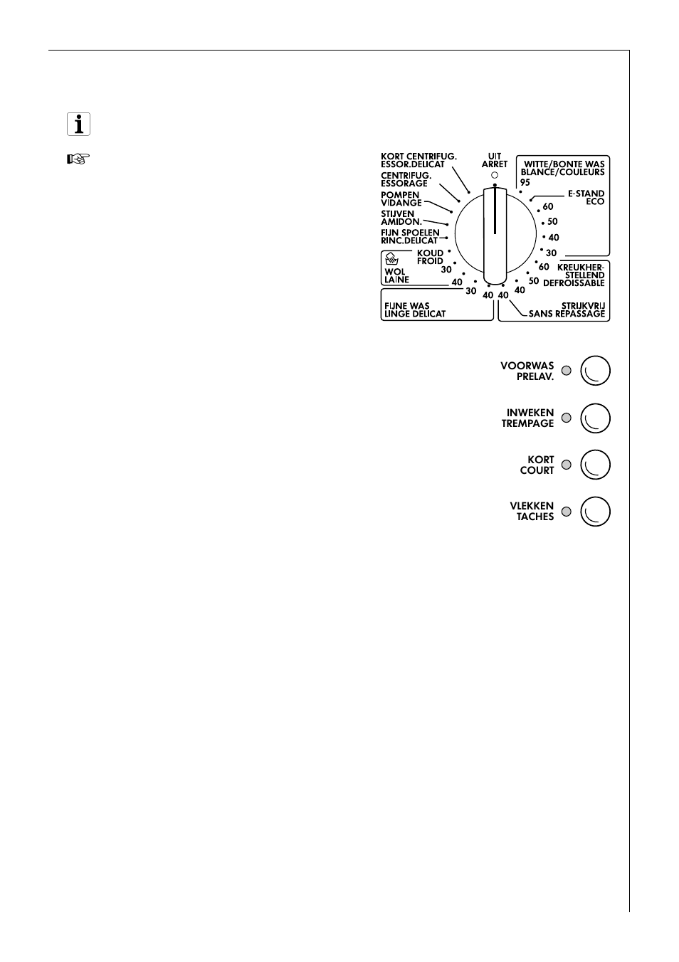 Set the washing program | AEG KO-LAVAMAT 70730 User Manual | Page 19 / 56