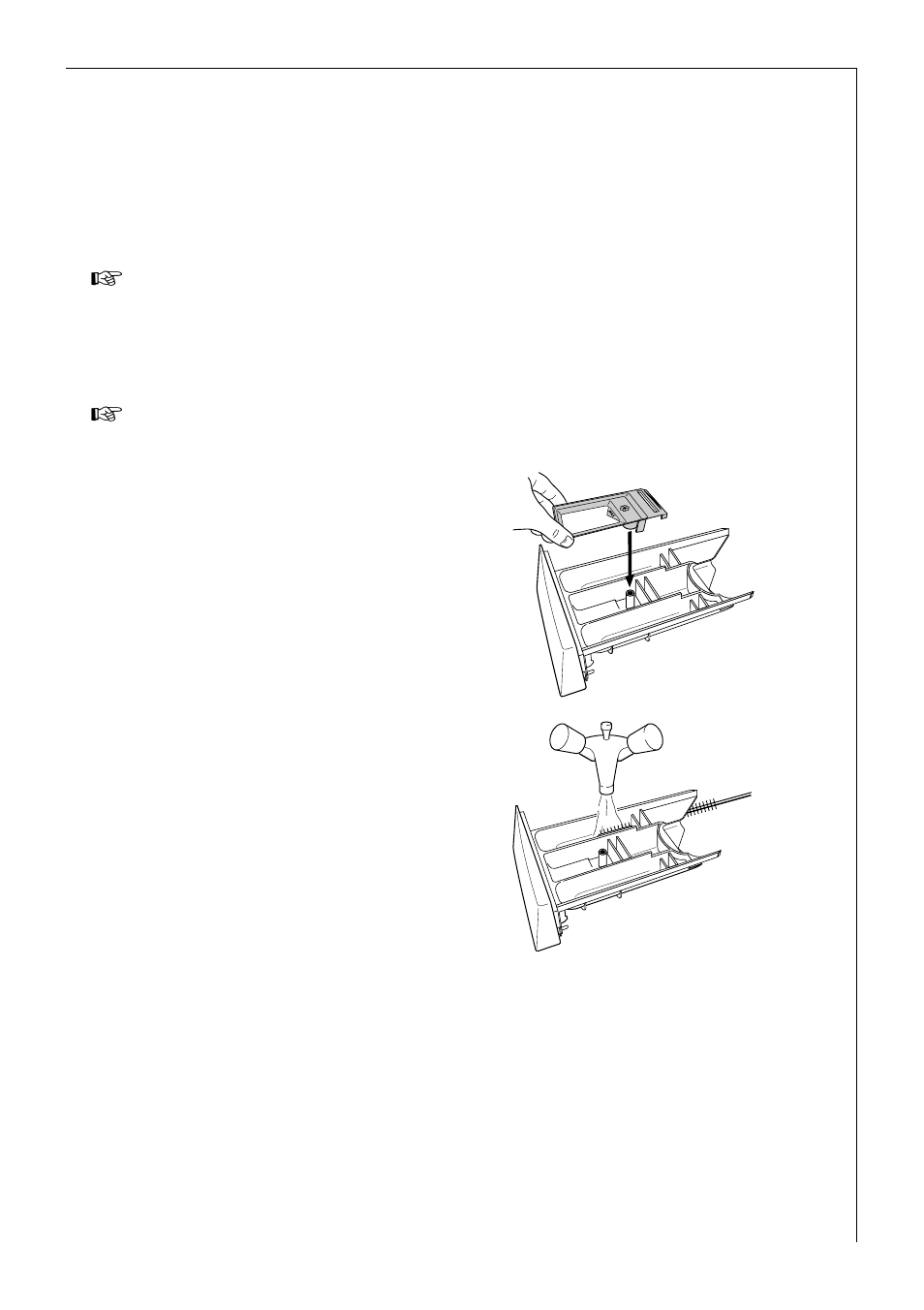 Cleaning and care, Control panel, Washing detergent drawer | AEG KO-LAVAMAT 70730 User Manual | Page 31 / 56