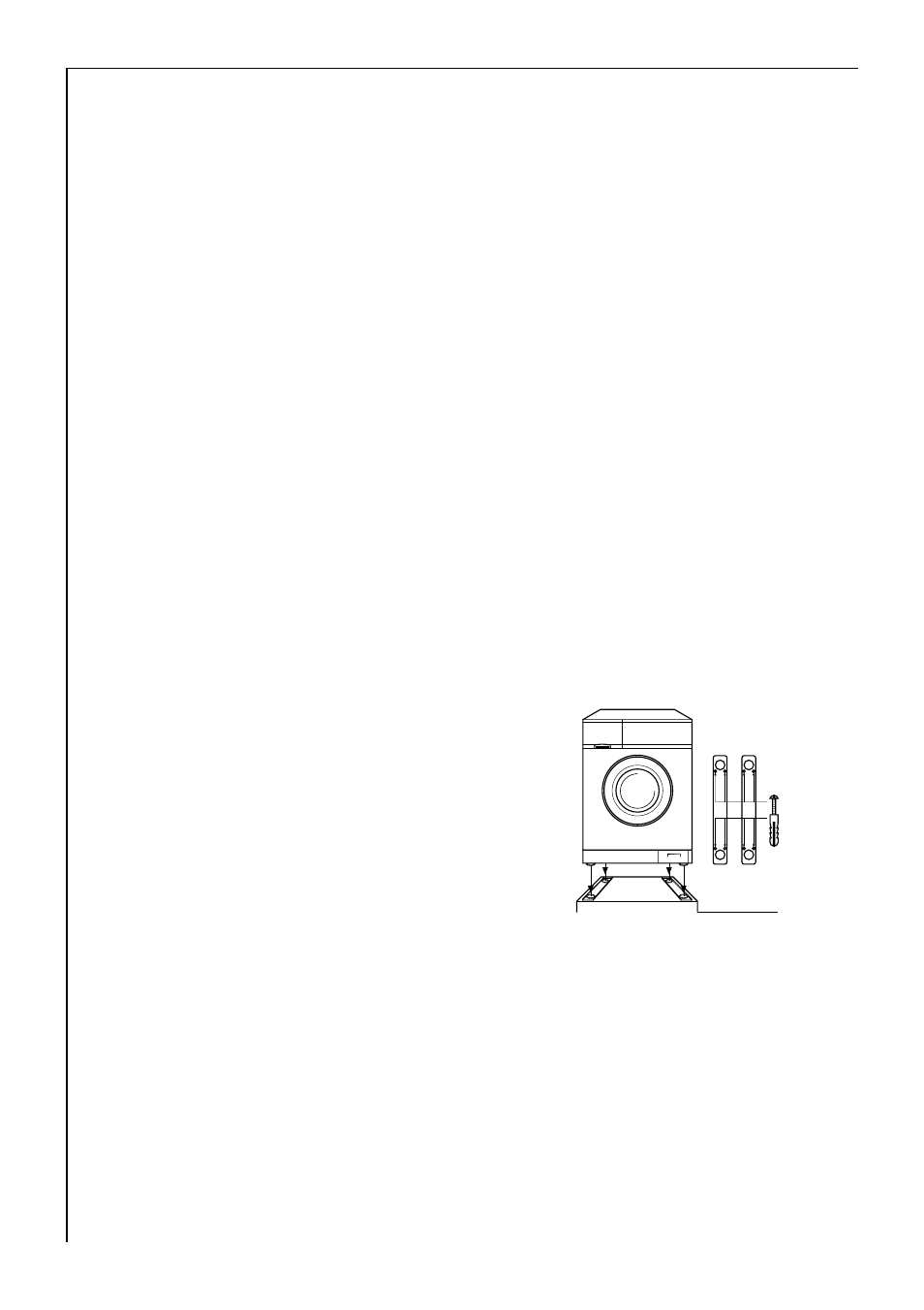 Prepare the installation location, Setting up on a concrete pedestal, Setting up on a vibrating floor | AEG KO-LAVAMAT 70730 User Manual | Page 46 / 56