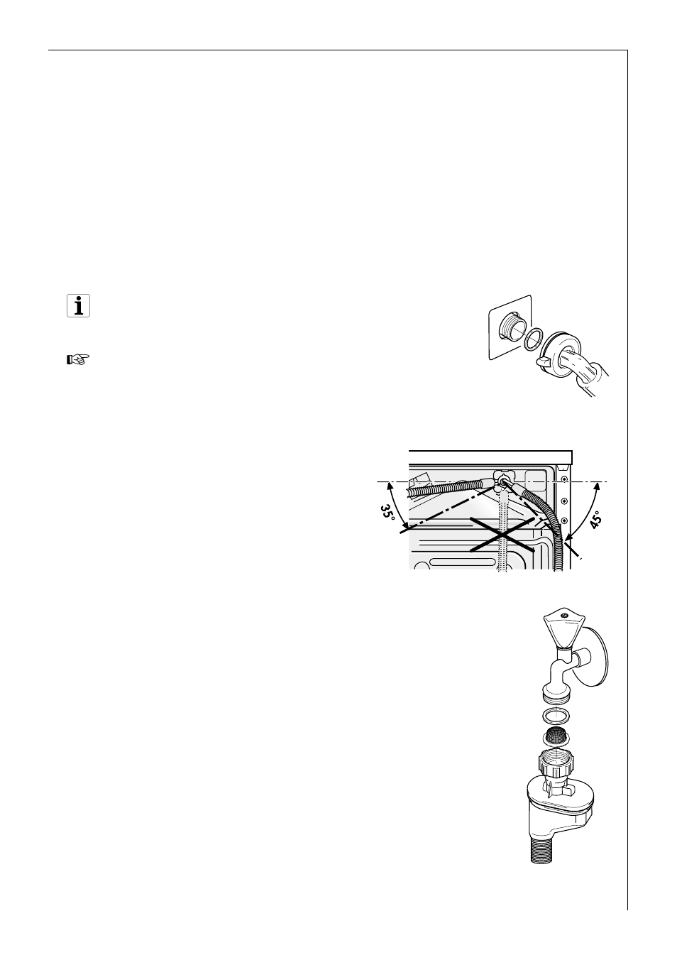 Water inflow | AEG KO-LAVAMAT 70730 User Manual | Page 49 / 56