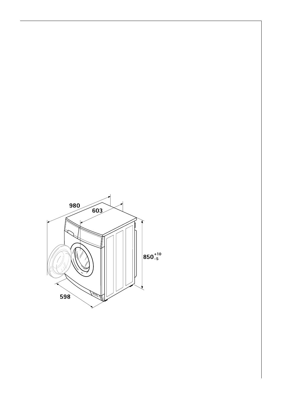 Technical data dimensions, Delivery heads over 1m | AEG KO-LAVAMAT 70730 User Manual | Page 51 / 56