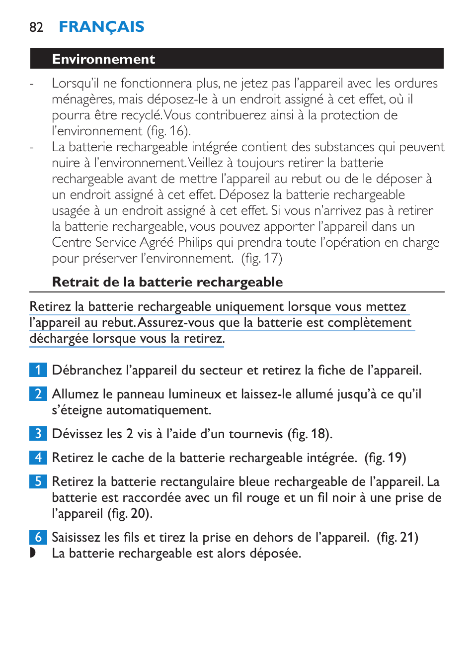Philips goLITE BLU luz de energía User Manual | Page 82 / 136