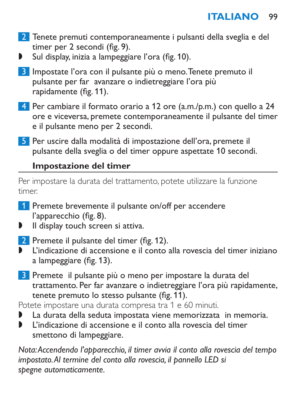 Philips goLITE BLU luz de energía User Manual | Page 99 / 136