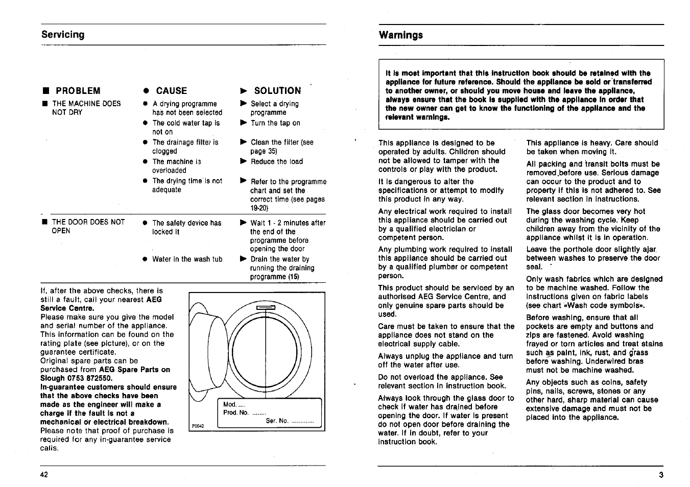 AEG 2200 I W-D User Manual | Page 3 / 22