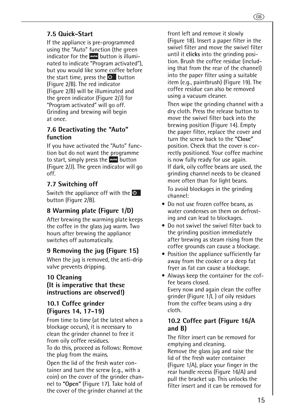AEG KAM120 User Manual | Page 9 / 13
