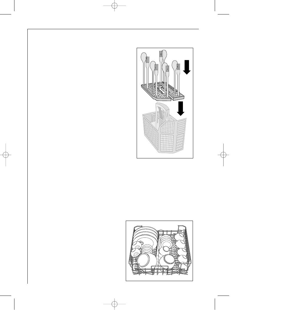 The upper basket | AEG FAVORIT G 330 User Manual | Page 18 / 40