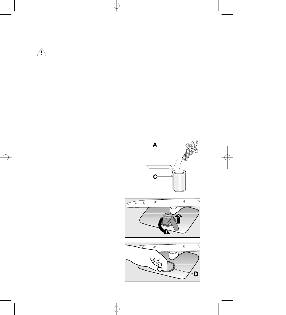 Maintenance and cleaning, Cleaning the filters | AEG FAVORIT G 330 User Manual | Page 27 / 40
