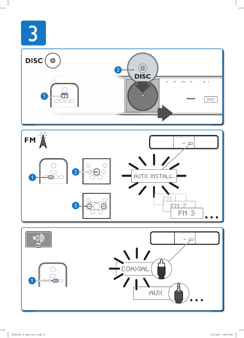 Philips Sistema de cine en casa User Manual | Page 8 / 12