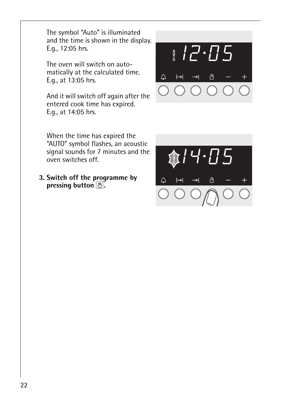 AEG COMPETENCE B4130-1 User Manual | Page 22 / 56