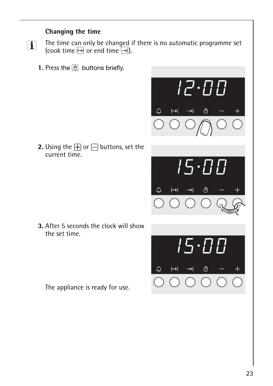 AEG COMPETENCE B4130-1 User Manual | Page 23 / 56