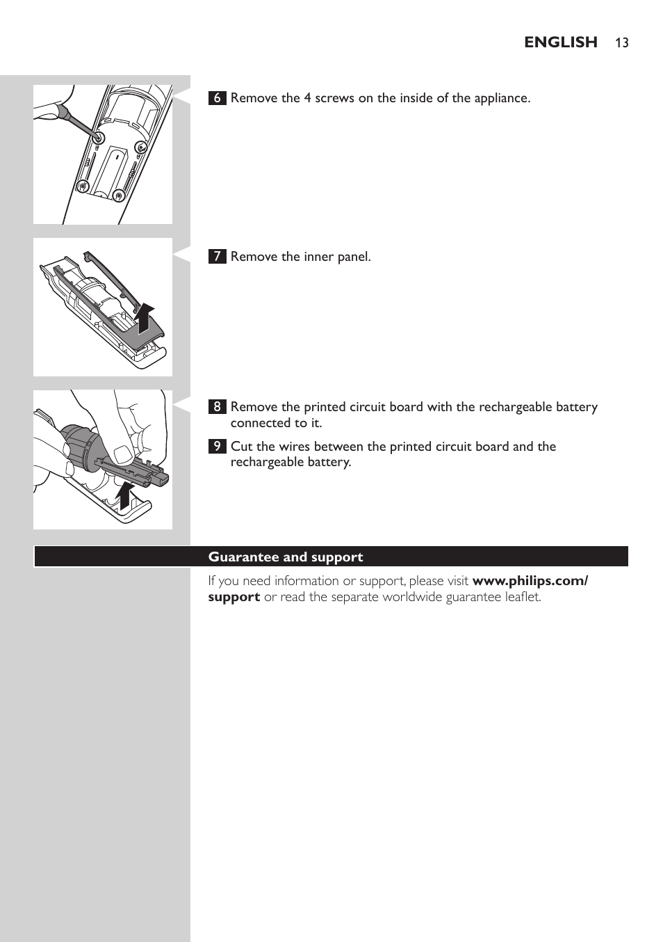 Philips BEARDTRIMMER Series 7000 barbero con sistema de aspiración User Manual | Page 13 / 140