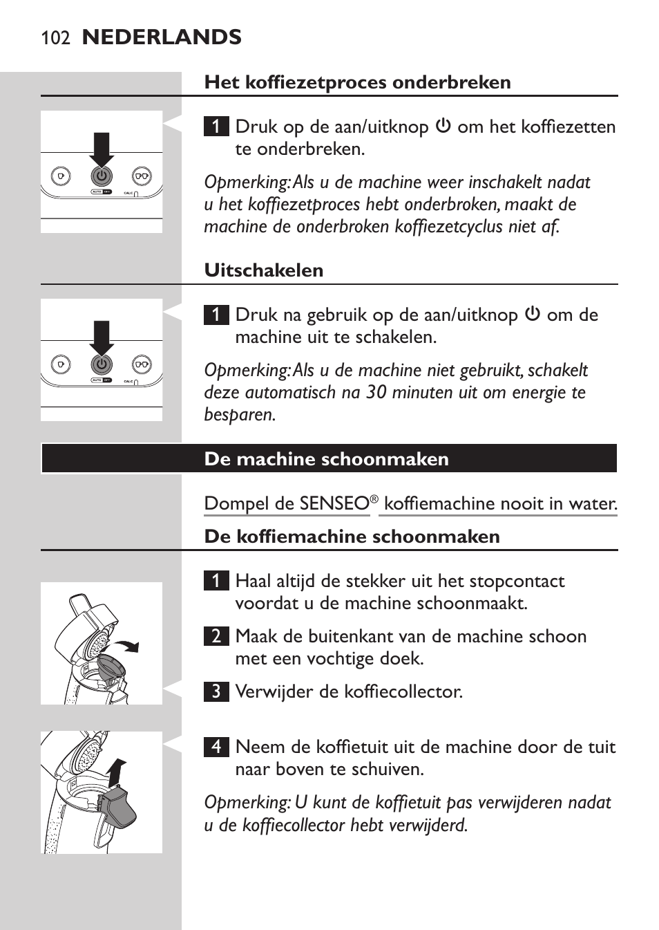 Philips SENSEO® Viva Café Machine à café à dosettes User Manual | Page 102 / 118