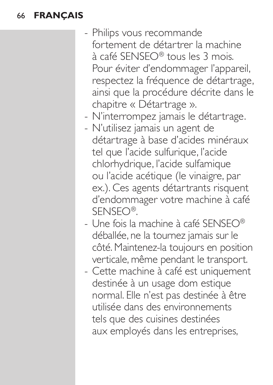 Philips SENSEO® Viva Café Machine à café à dosettes User Manual | Page 66 / 118