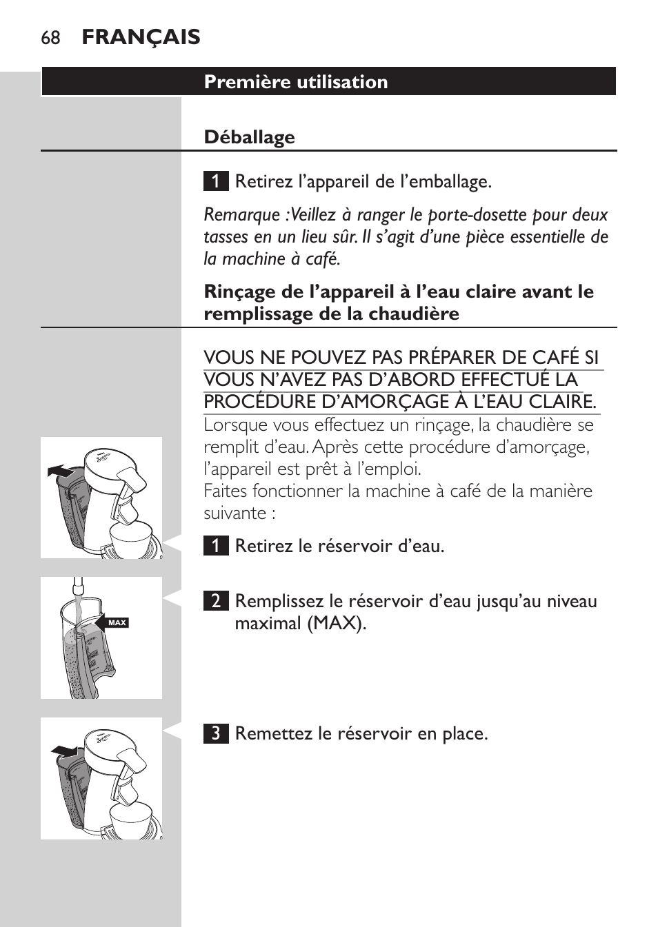 Philips SENSEO® Viva Café Machine à café à dosettes User Manual | Page 68 / 118