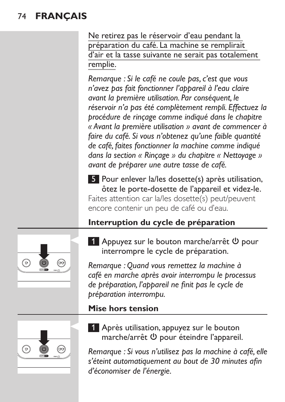 Philips SENSEO® Viva Café Machine à café à dosettes User Manual | Page 74 / 118