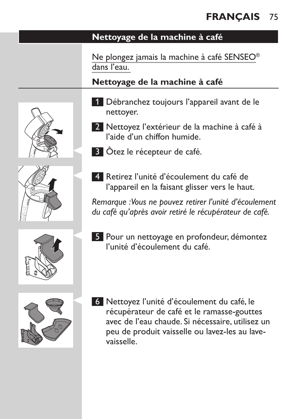 Philips SENSEO® Viva Café Machine à café à dosettes User Manual | Page 75 / 118