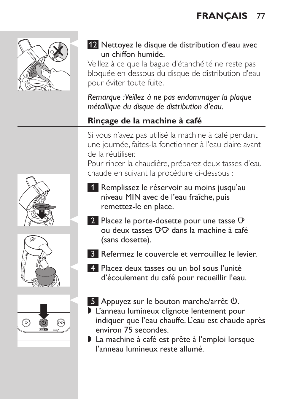 Philips SENSEO® Viva Café Machine à café à dosettes User Manual | Page 77 / 118