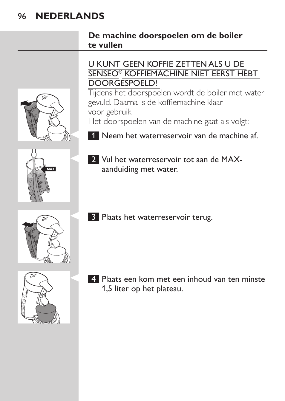 Philips SENSEO® Viva Café Machine à café à dosettes User Manual | Page 96 / 118