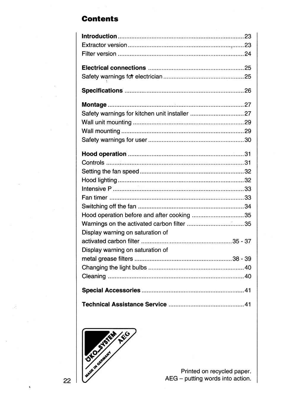 AEG 155 D User Manual | Page 2 / 22