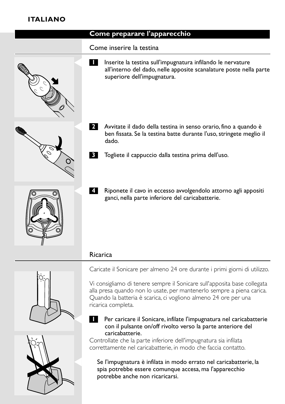 Philips Essence Brosse à dents Sonicare avec batterie User Manual | Page 56 / 84