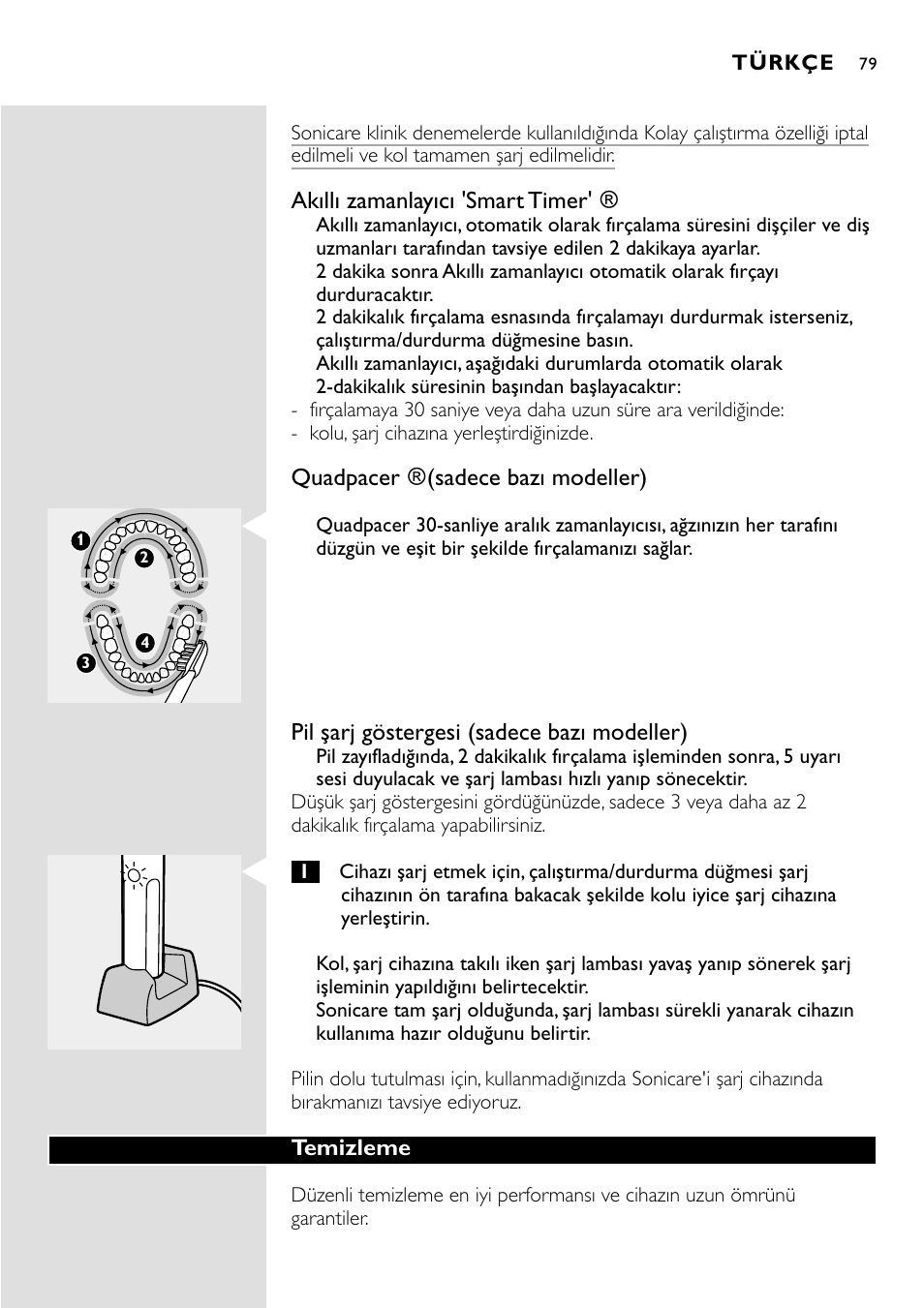 Philips Essence Brosse à dents Sonicare avec batterie User Manual | Page 79 / 84