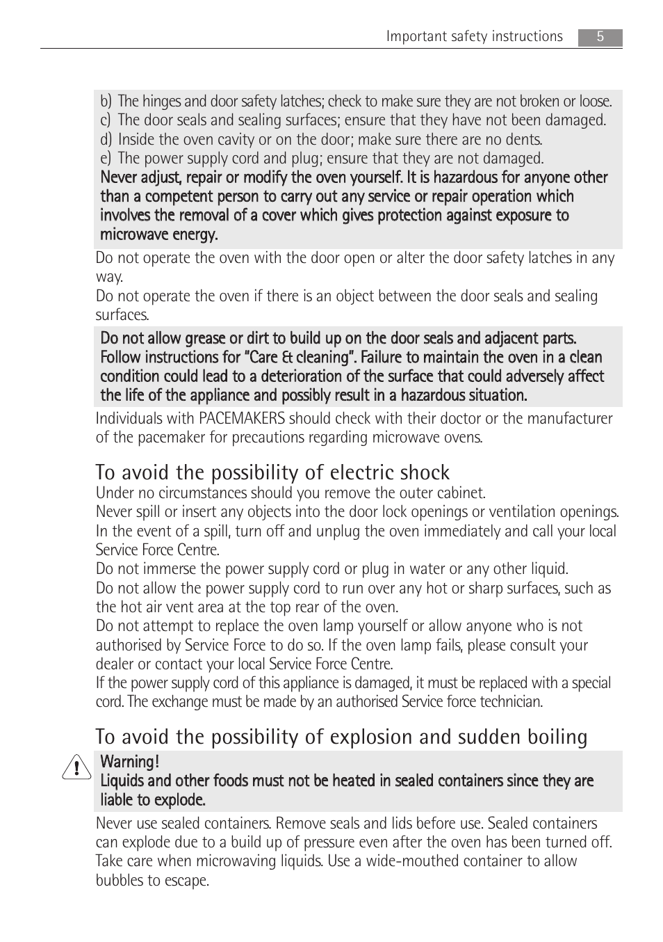 AEG MCD2662E User Manual | Page 5 / 44