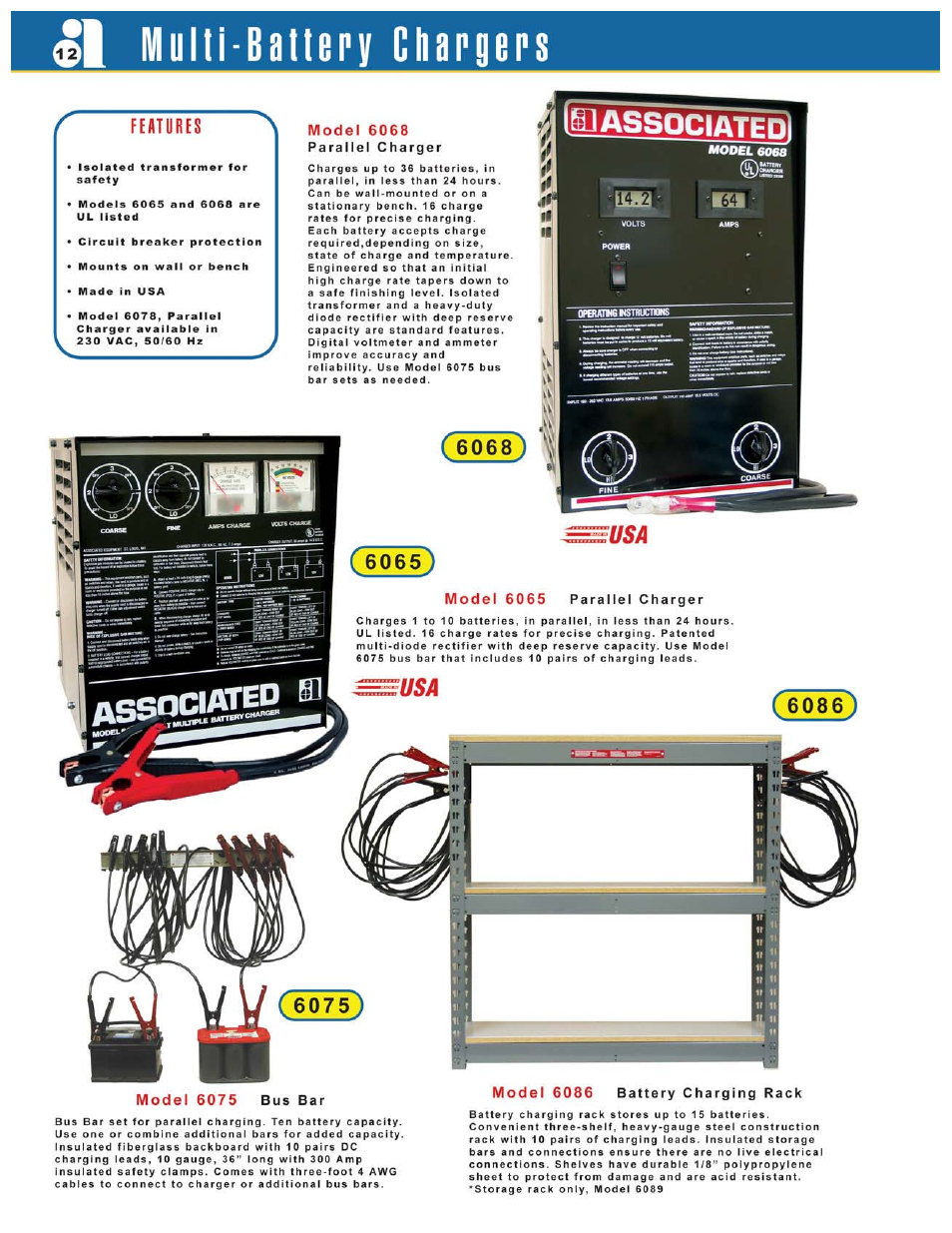 Associated Equipment 6068 User Manual | 1 page