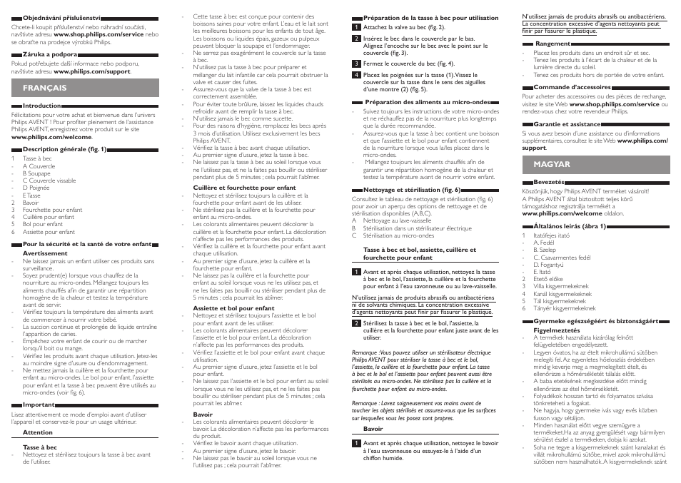 Philips Coffret d'apprentissage Philips AVENT User Manual | Page 3 / 8