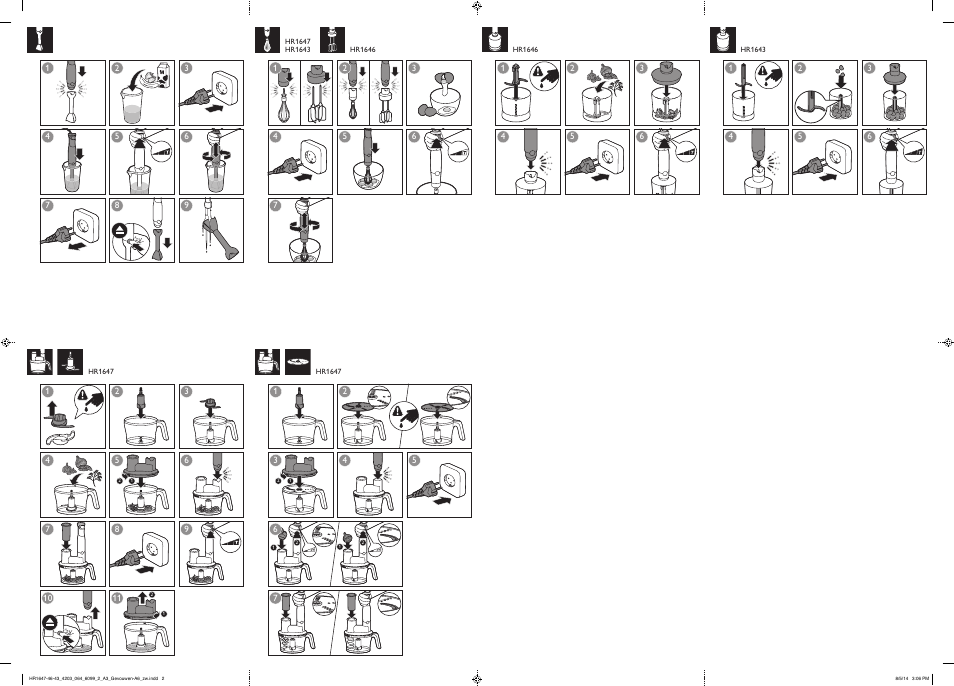 Philips Avance Collection Mixeur plongeant User Manual | Page 2 / 2