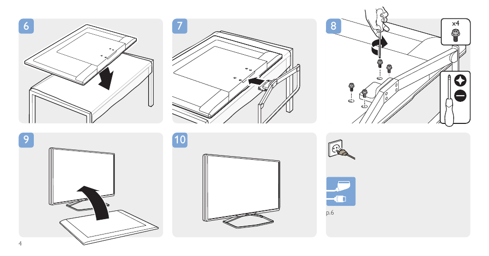 Philips 6000 series Téléviseur LED plat Full HD User Manual | Page 4 / 12