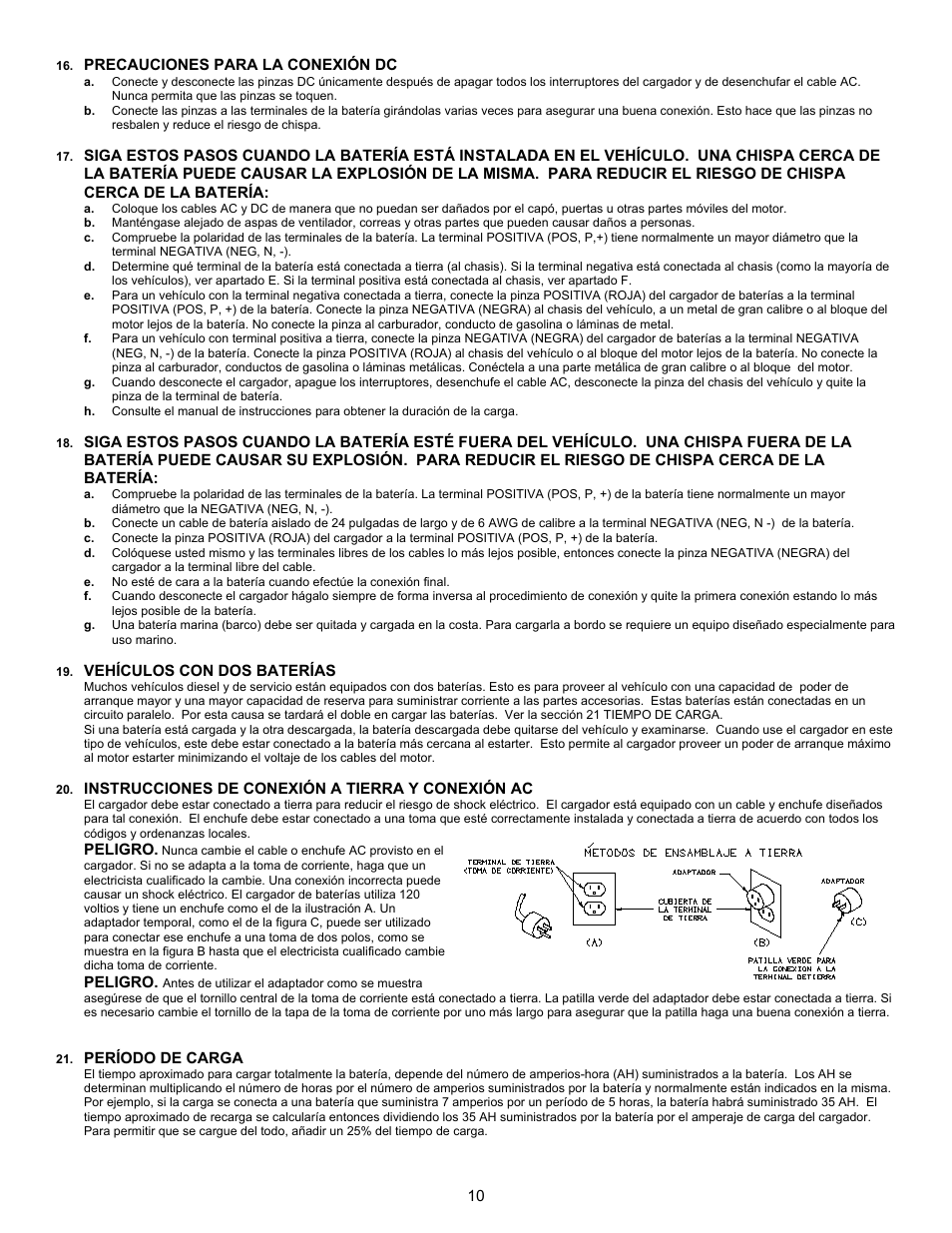 Associated Equipment BC-91305 User Manual | Page 10 / 13