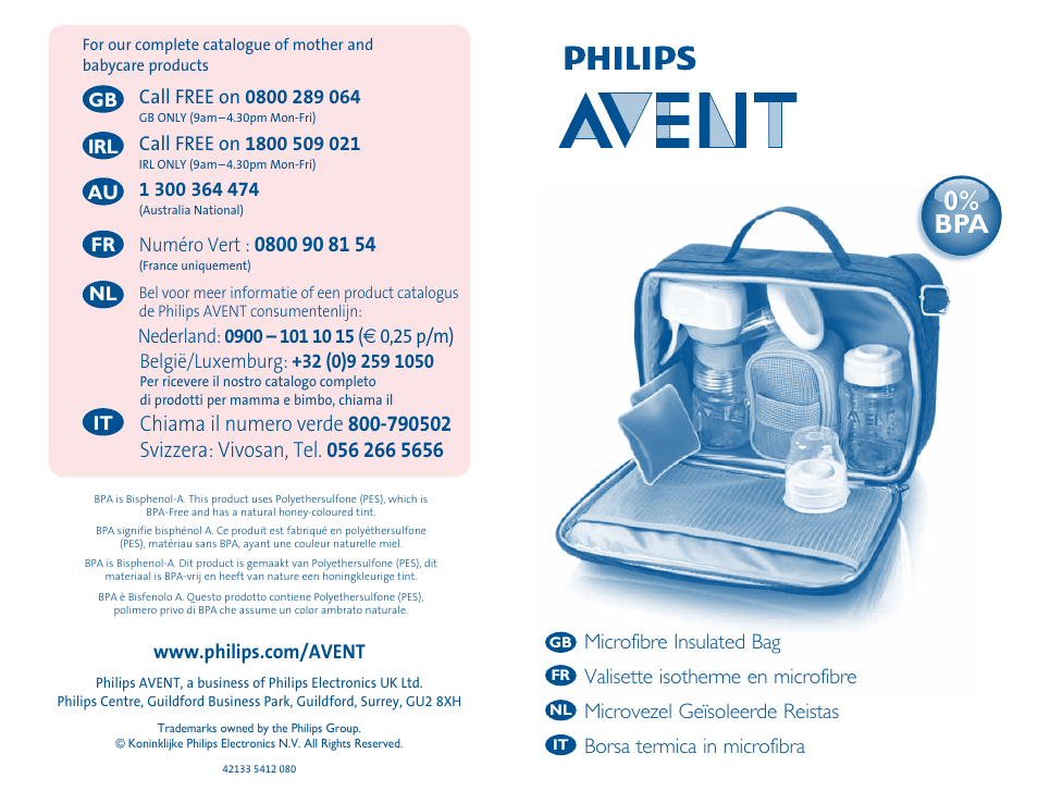 Philips AVENT Tire-lait électronique User Manual | 6 pages