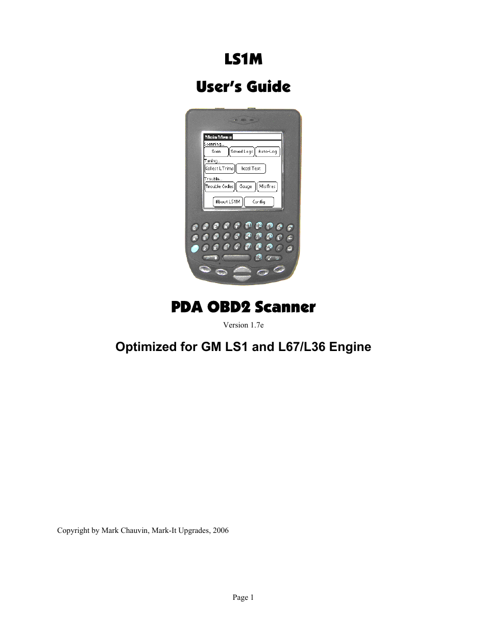 Associated Equipment GM L36 User Manual | 28 pages