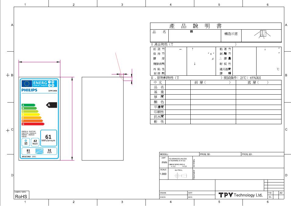 Philips 5000 series Téléviseur LED User Manual | 1 page