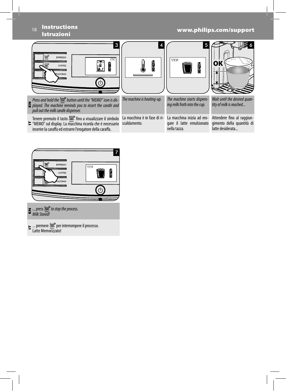 Philips Saeco Minuto Machine espresso Super Automatique User Manual | Page 18 / 84