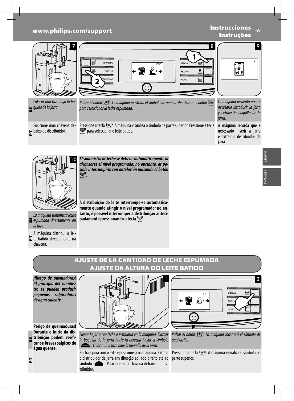 Philips Saeco Minuto Machine espresso Super Automatique User Manual | Page 69 / 84