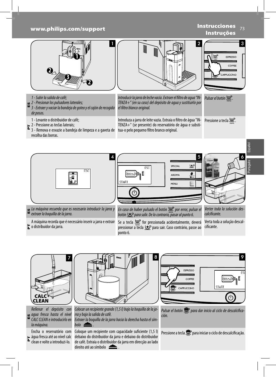 Philips Saeco Minuto Machine espresso Super Automatique User Manual | Page 73 / 84