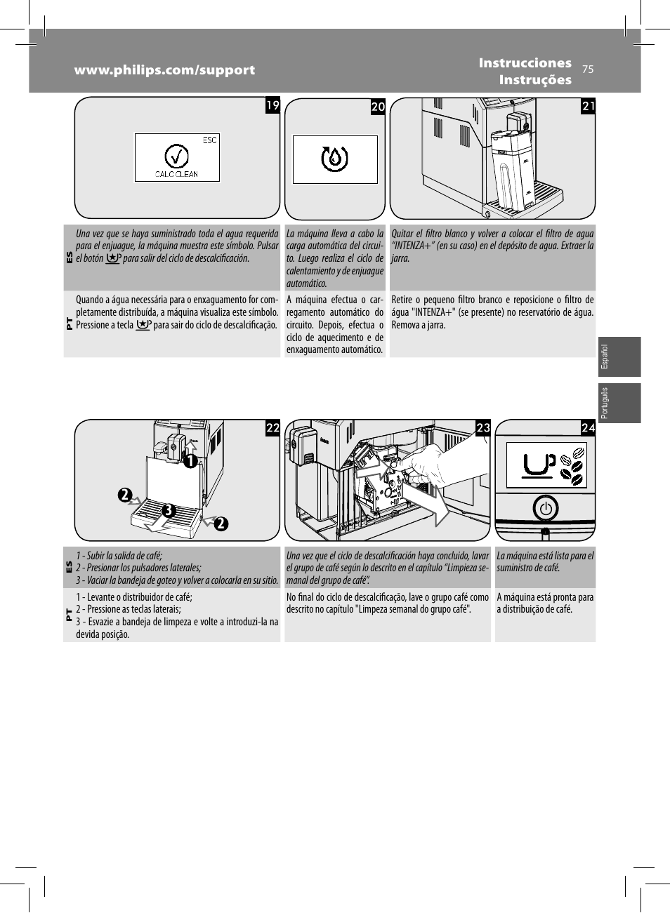 Philips Saeco Minuto Machine espresso Super Automatique User Manual | Page 75 / 84