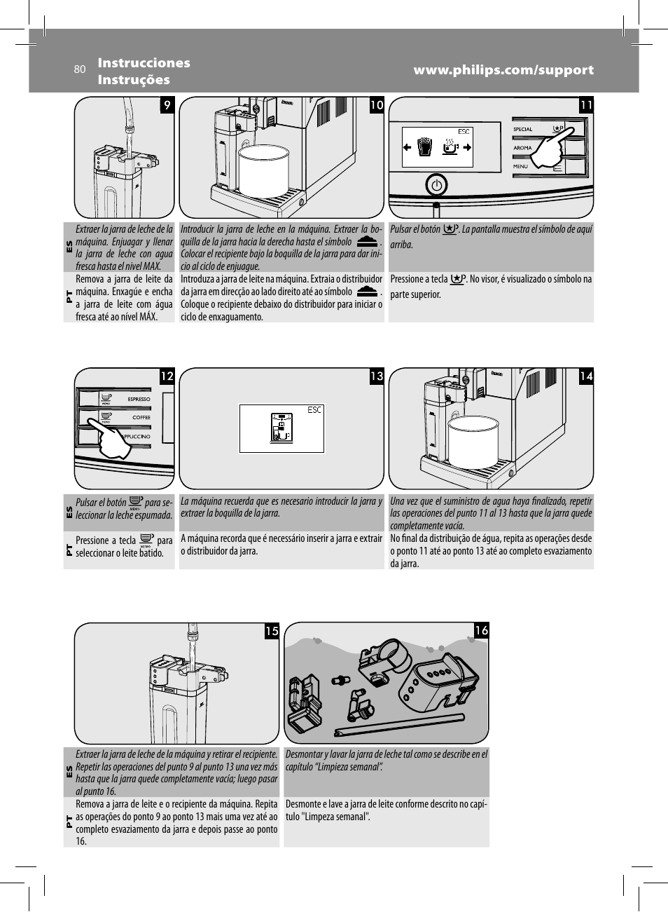 Philips Saeco Minuto Machine espresso Super Automatique User Manual | Page 80 / 84