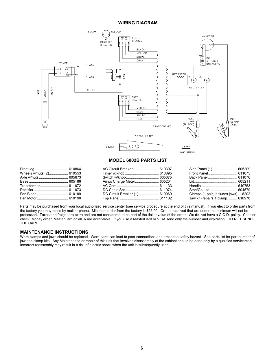 Associated Equipment 6002B User Manual | Page 6 / 7